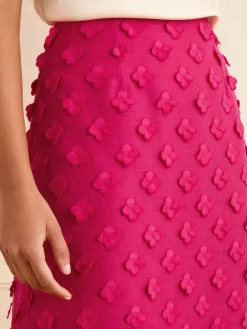 - 3D midirok met bloemenprint*Love & Roses Discount