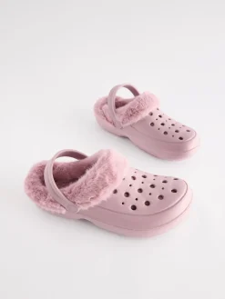 Roze - Met imitatiebont gevoerde damespantoffels*Next Discount