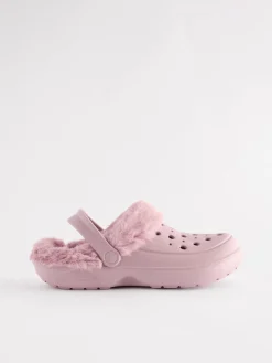 Roze - Met imitatiebont gevoerde damespantoffels*Next Discount