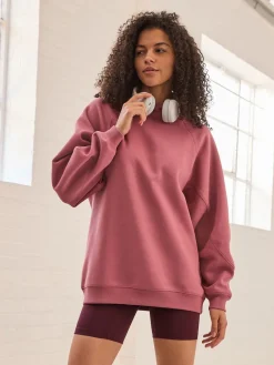 - Relaxte pasvorm zware lange hoodie*Next New