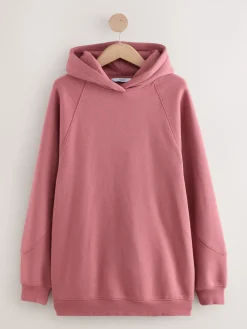 - Relaxte pasvorm zware lange hoodie*Next New