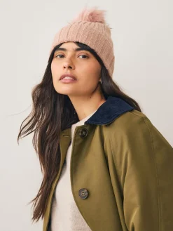 Roze - Rib Knit Pom Hat*Next Hot