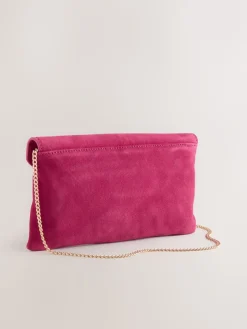 Roze - Suède clutch*Next Discount