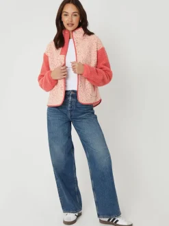 - Colourblock Snap Borg Fleece*Threadbare Clearance