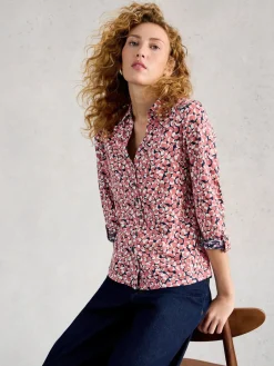 Roze - jersey Annie overhemd*White Stuff Sale