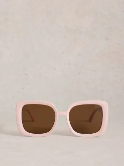 - Oversized Square Sunglasses*White Stuff