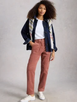 Roze - Twister corduroy broek*White Stuff Clearance