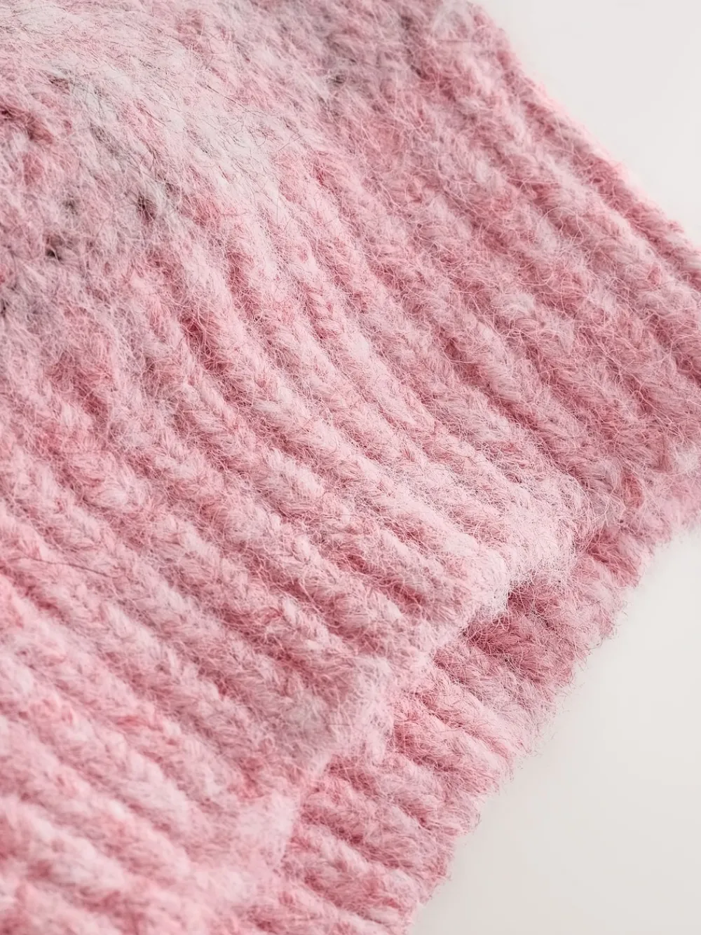 Roze aardbei - Sleeveless Knitted Tank Top With Wool*Next Clearance