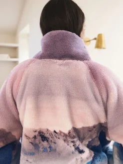 - Borg fleece top met print*Next Online