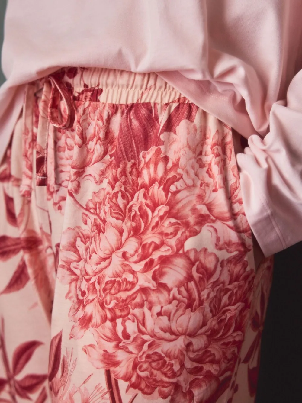 Roze bloemen - Kew Collection pyjama's met lange mouwen*Next Outlet