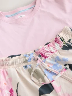 Roze bloemen - Pyjama met korte mouwen*Next