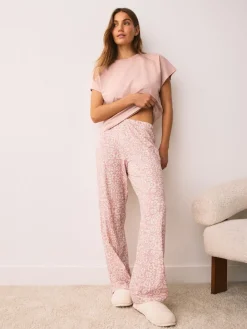 Roze bloemen - Pyjama met korte mouwen*Next Outlet