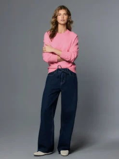 Roze bloemetjes - Superzachte trui met ronde hals en lange mouwen*Next