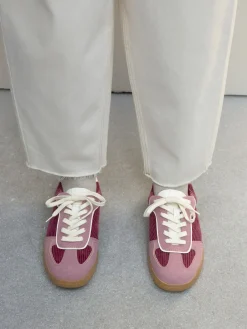 Roze corduroy - Forever Comfort® vetersneakers*Next Outlet