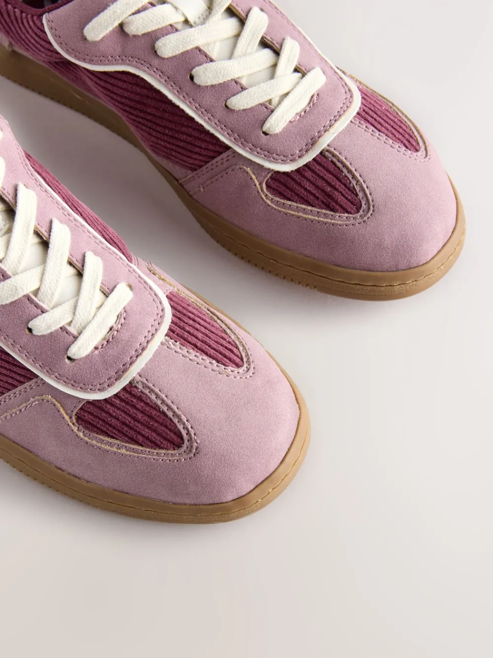 Roze corduroy - Forever Comfort® vetersneakers*Next Outlet