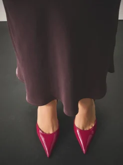 - Forever Comfort® Pointed Toe Curvy Slingback Heels*Next