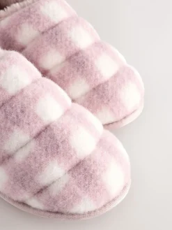 - Quilted Faux Fur Shoot Slippers*Next