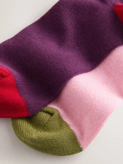 Roze kersen - Warm Handle Cotton Ankle Socks 2 Pack*Next Online