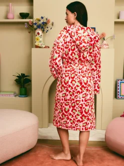 - Leopard Print Fleece Robe*Eleanor Bowmer Sale