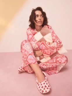 Roze met hartjes - Ballerinapantoffels*Next Best