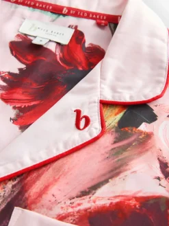 - - Satijnen pyjama met knopen*B by Ted Baker Online