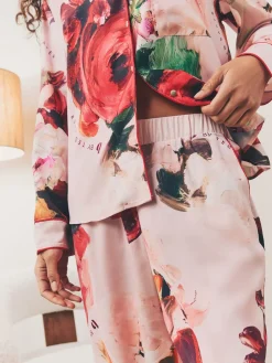 - - Satijnen pyjama met knopen*B by Ted Baker Online