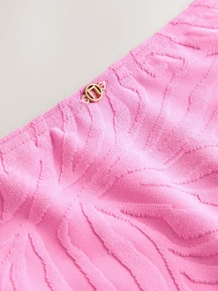 Roze zebraprint met textuur - Bikinibroekjes*Next Sale