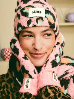 - geruite wanten met lippenmotief*Eleanor Bowmer Sale