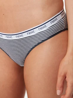 - 4 Katoenen slipjes met logotailleband*Next