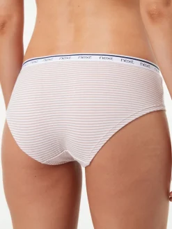 - 4 Katoenen slipjes met logotailleband*Next Discount