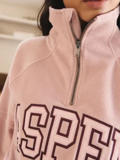 - Half Zip Graphic Fleece*Next Best