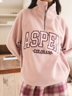 - Half Zip Graphic Fleece*Next Best