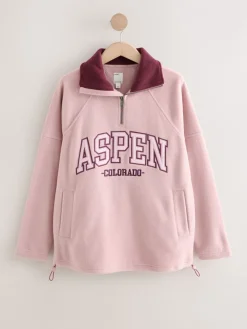 - Half Zip Graphic Fleece*Next Best