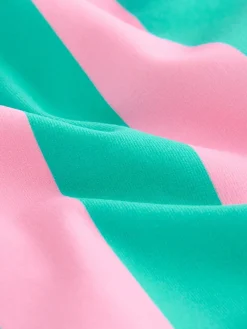 Roze/groene strepen - Bikinibroekje met gestrikte zijkant*Next Outlet