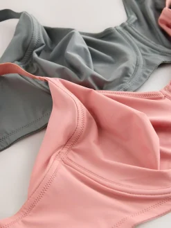 - F-K cup onderarm gladmakende niet gevulde beugelbeha's met minimaliserend ultiem comfort verpakking van 2*Next Best