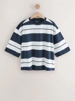 - T-shirts met ronde hals en driekwart mouwen van 100% katoen, set van 3*Next Hot