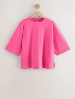 - T-shirts met ronde hals en driekwart mouwen van 100% katoen, set van 3*Next Hot