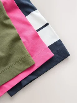 - T-shirts met ronde hals en driekwart mouwen van 100% katoen, set van 3*Next Hot