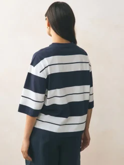 - T-shirts met ronde hals en driekwart mouwen van 100% katoen, set van 3*Next Hot