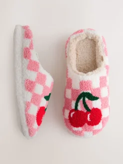 Roze/rood - Check Cherry Mule Slippers*Next Best