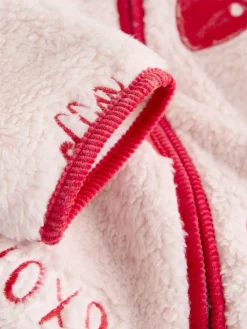 Roze/rood met hart - Borg Full Zip Fleece*Next Discount