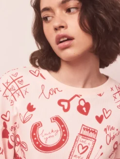 - Geribbelde pyjama met lange mouwen*Next Online