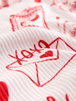 - Geribbelde pyjama met lange mouwen*Next Online