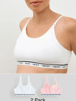 - Zwangerschap en borstvoeding cropped ultiem comfort tops verpakking van 2*Next Sale