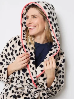 Cheetah & Lightning Bolt Dressing Robe*SCAMP & DUDE Sale