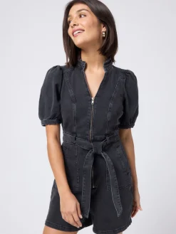 Denim Zip Front Playsuit*SCAMP & DUDE Sale