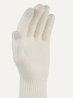 Cream Hanworth Solo Merino Gloves*Sealskinz Hot