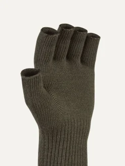 Thornham Solo wanten van merinowol in groen*Sealskinz Discount