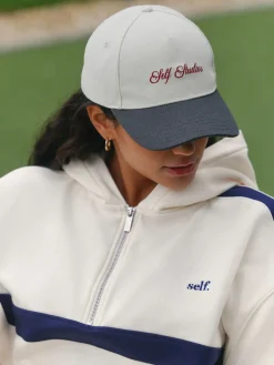 Fleecetrui met korte rits*self. New