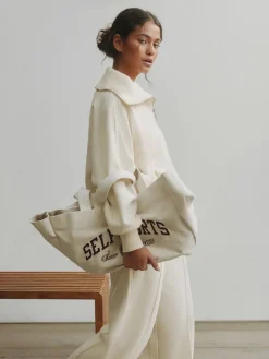 Half Zip Collar Sweatshirt*self. Hot